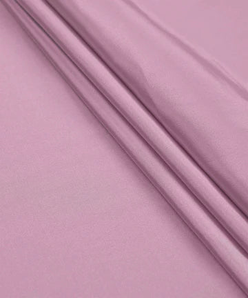 Lavender Plain Dyed Natural Crepe Fabric