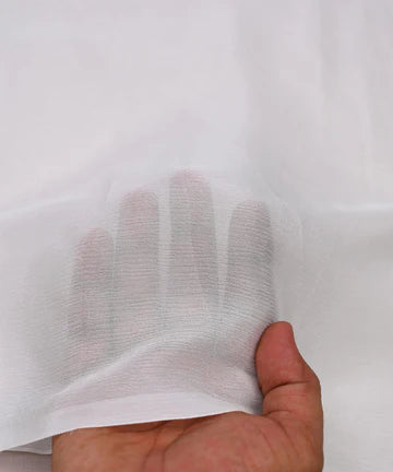 55 gsm Viscose Dyeable Chinnon Chiffon Fabric